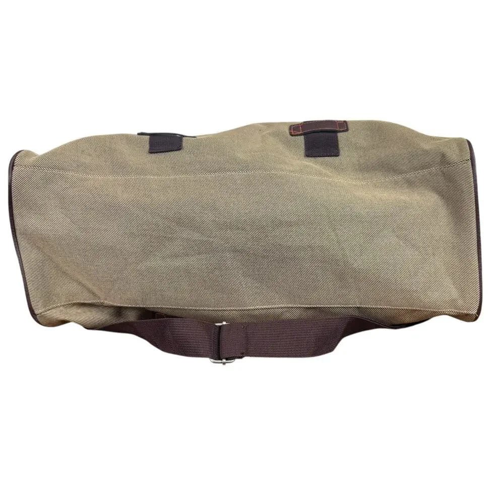 Tommy Bahama Lightweight Travel Weekender Duffle Bag Crossbody Strap Beige